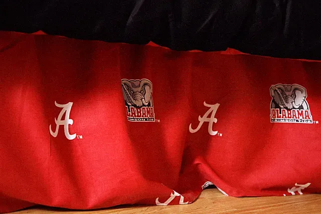 Alabama Crimson Tide NCAA Collegiate Bedskirt Dust Ruffle ~ Twin ~ Awesome Item