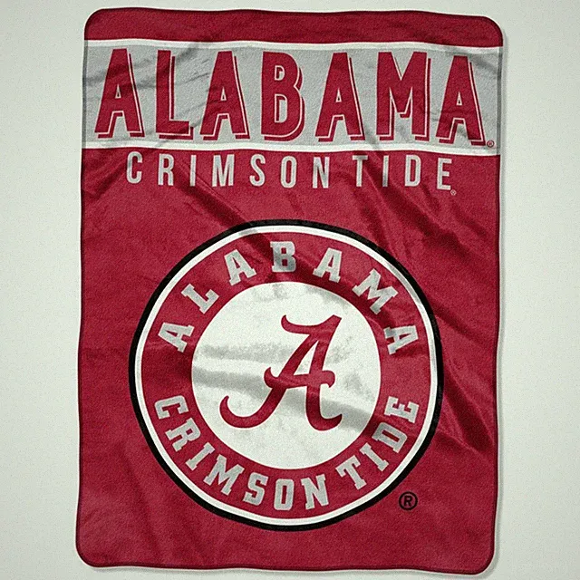 Alabama Crimson Tide Plush Blanket, 60”x80” - Warm & Soft NCAA BLANKET