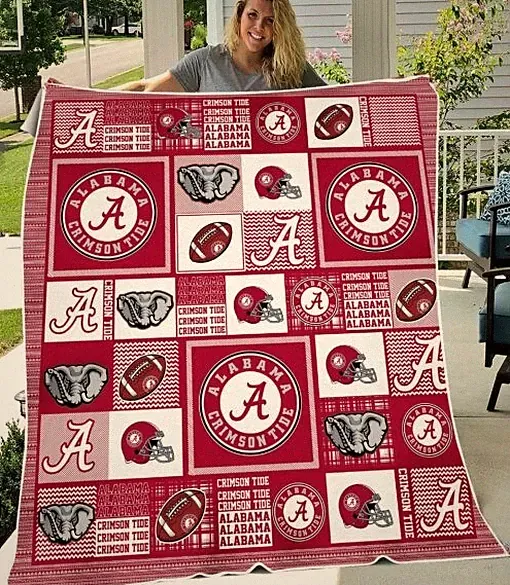 College Sports Team Color Flannel Blanket Game Day Fan Gift Throw