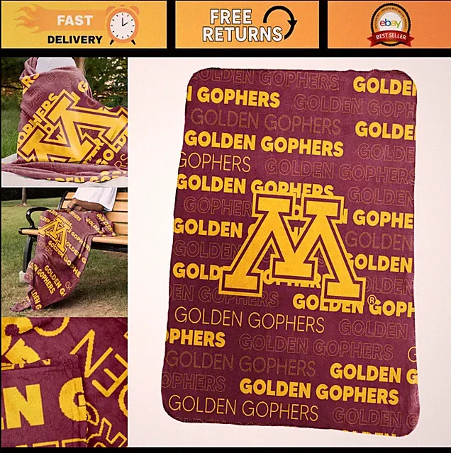 Cozy NCAA Classic Fleece Throw Blanket - 50” x 60” Ultra-Soft Game Day Bedding