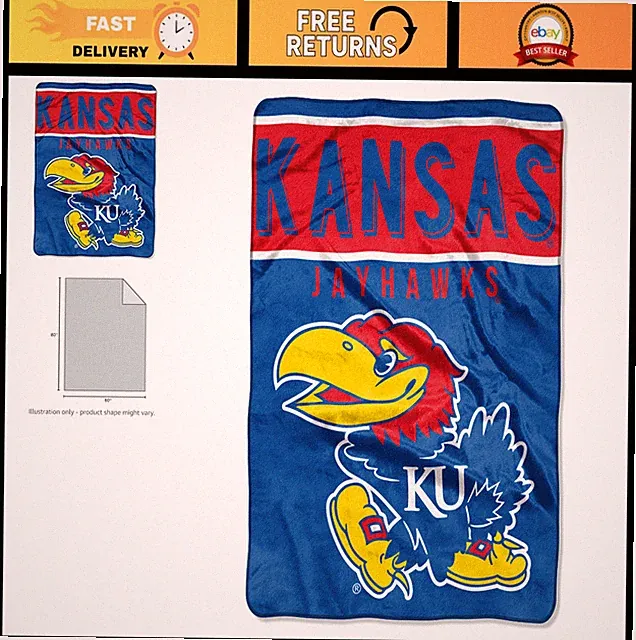 Cozy NCAA Unisex Raschel Throw Blanket - Soft, Warm, Perfect for Fans & Home Dec