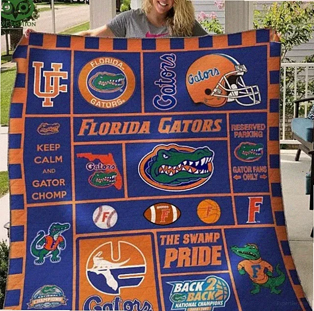Florida Gator Ncaa Quilt Blanket For Fans