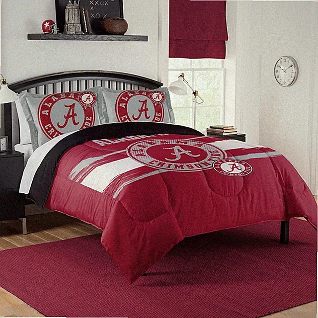 NCAA Alabama Crimson Tide Officially Licenced Comforter & Sham set