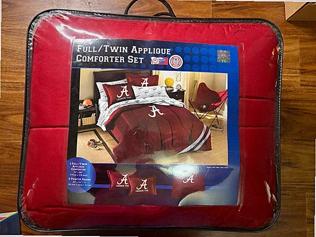 NCAA Alabama Crimson Tide Officially Licenced Comforter & Sham set New Full/twin
