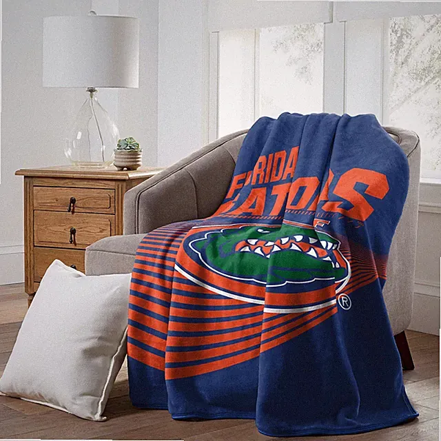 NCAA Officially Licenced Florida Gators 60" x 80" Raschel Throw Blanket