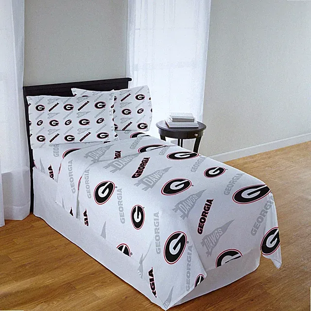 NCAA Officially Licenced Georgia Bulldogs Sheet Set