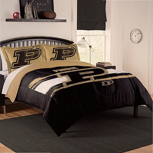 NCAA Officially Licensed Purdue Boilermakers Comforter & Sham Set