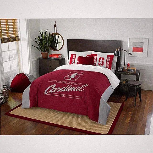 NCAA Officially Licensed Stanford Cardinals Comforter Set Full/Queen