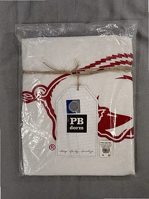 Pottery Barn Dorm Arkansas Razorbacks Pillowcase Standard - 1 Pillowcase NCAA